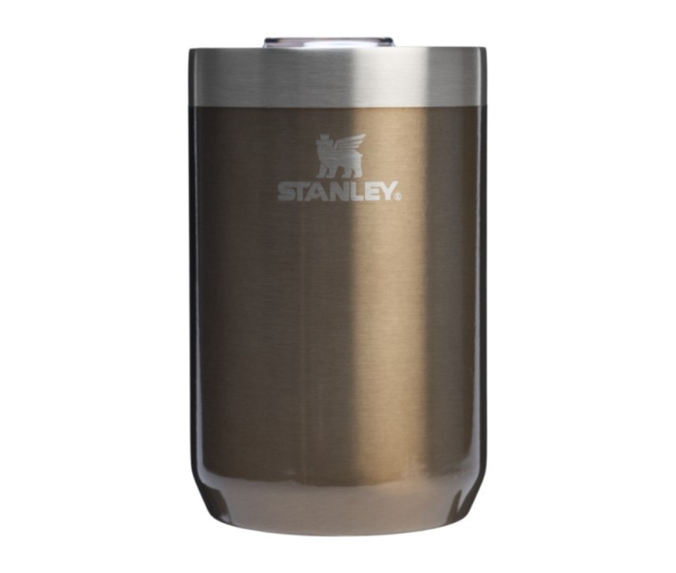 Krūze bez osas The Everyday Camp Mug 0,35L spīdīgi metāliski brūna